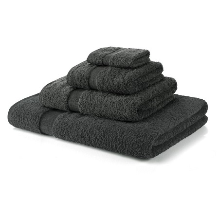 600 GSM Steel Grey Towel Bale 12 Piece – 4 Face Cloths, 4 Hand Towels, 2 Bath Towels, 2 Bath Sheets
