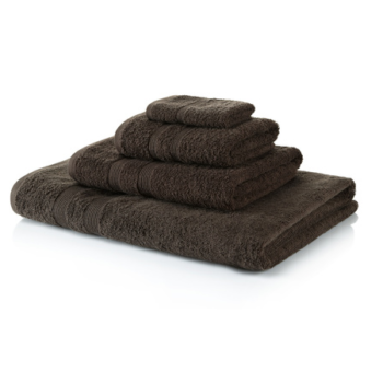 500 GSM Chocolate Brown Towel Bale 6 Piece – 2 Face Cloths, 2 Hand Towels, 2 Bath Sheets