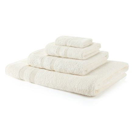 500 GSM Cream Towel Bale 6 Piece – 2 Face Cloths, 2 Hand Towels, 2 Bath Sheets