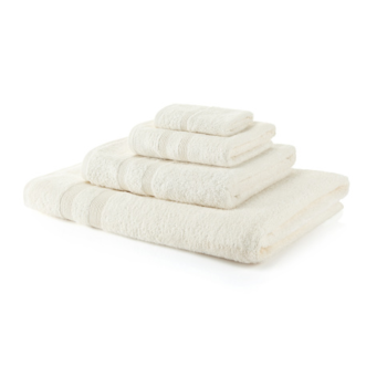500 GSM Cream Towel Bale 9 Piece – 4 Face Cloths, 2 Hand Towels, 2 Bath Towels, 1 Bath Sheet