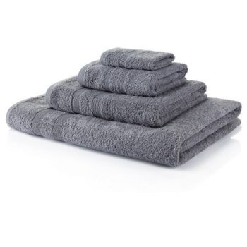 500 GSM Light Grey Towel Bale 9 Piece – 4 Face Cloths, 2 Hand Towels, 2 Bath Towels, 1 Bath Sheet