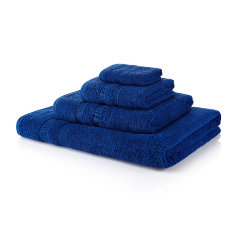 500 GSM Royal Blue Towel Bale 10 Piece – 4 Face Cloths, 2 Hand Towels, 2 Bath Towels, 2 Bath Sheets