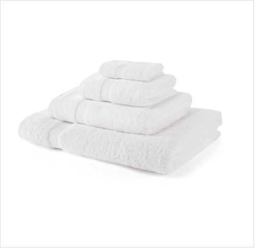 500 GSM White Towel Bale 10 Piece – 4 Face Cloths, 2 Hand Towels, 2 Bath Towels, 2 Bath Sheets