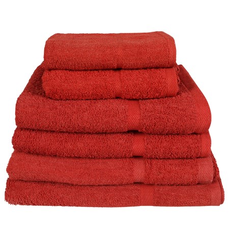 450 GSM Budget Range Red Bath Towel