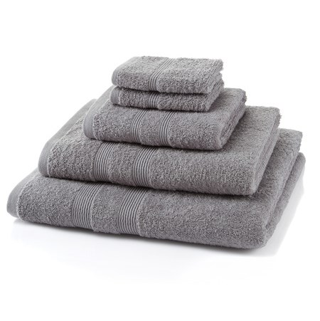 500 GSM Light Grey Towel Bale 6 Piece – 4 Hand Towels, 2 Bath Towels
