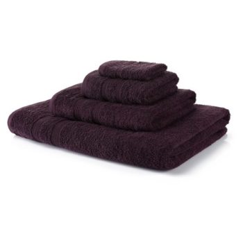 500 GSM Purple Towel Bale 6 Piece – 4 Hand Towels, 2 Bath Towels