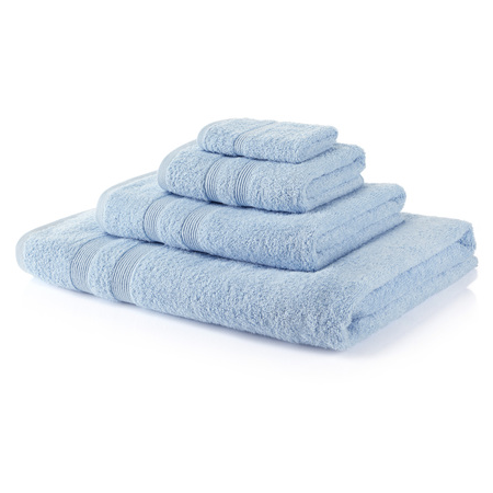 500 GSM Sky Blue Towel Bale 6 Piece – 2 Face Cloths, 2 Hand Towels, 2 Bath Sheets