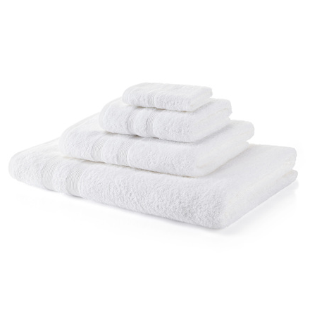500 GSM White Towel Bale 6 Piece – 2 Face Cloths, 2 Hand Towels, 2 Bath Sheets