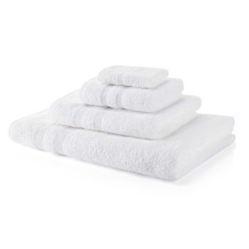 500 GSM White Towel Bale 6 Piece – 4 Hand Towels, 2 Bath Towels
