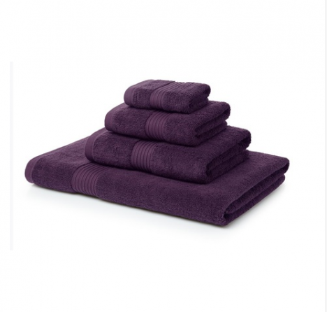 6 Piece 700 GSM Purple Towel Bale – 2 Face Cloths, 2 Hand Towels, 1 Bath Towel, 1 Bath Sheet