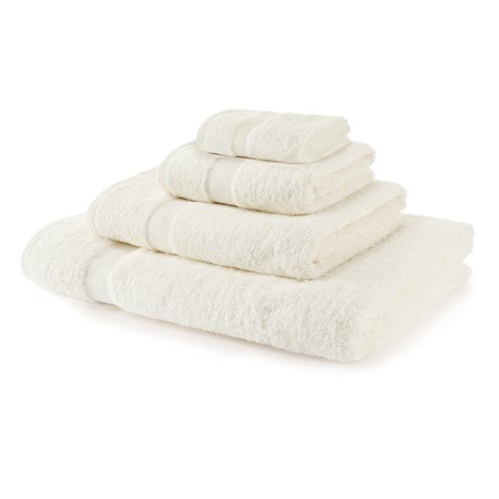 600 GSM Cream Towel Bale 5 Piece – 2 Face Cloths, 1 Hand Towel, 1 Bath Towel, 1 Bath Sheet