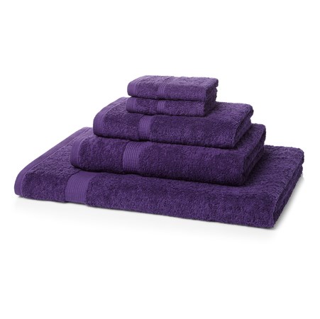 600 GSM Purple Towel Bale 5 Piece – 2 Face Cloths, 1 Hand Towel, 1 Bath Towel, 1 Bath Sheet