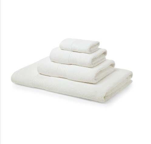700 GSM Cream Towel Bale 12 Piece - 4 Face Cloths, 4 Hand Towels, 2 Bath Towels, 2 Bath Sheets